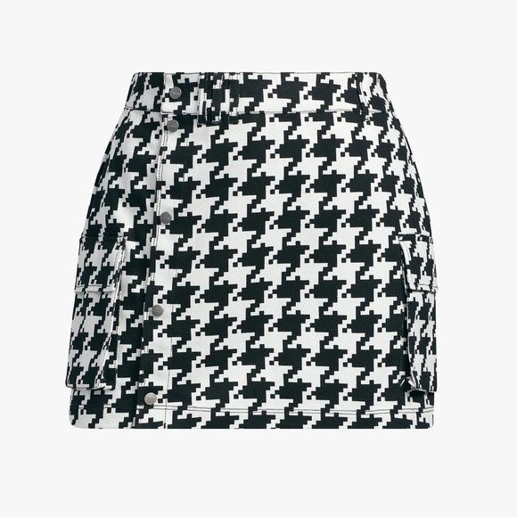 adidas Women's Ivy Park Halls of Ivy Grey Black Skirt (Plus Size) HC5985 - Picture 4 of 5